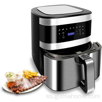 Accesorios de cocina 5.5L Fryers eléctricos digitales Freidora de aire